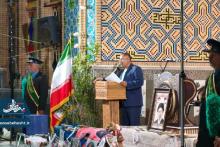  نیم نگاهی به مراسم تجلیل از مقام معلم در حرم مطهر هلال بن علی (ع) 