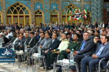 نیم نگاهی به مراسم تجلیل از مقام معلم در حرم مطهر هلال بن علی (ع) 