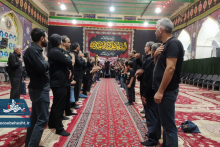 نوجوانان مکتب المهدی(عج) در سوگ ۱۳ ساله دشت کربلا