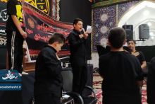 نوجوانان مکتب المهدی(عج) در سوگ ۱۳ ساله دشت کربلا