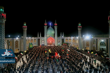 قاب هایی دیدنی از حضور عزاداران حسینی در روز تاسوعا