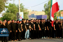 قاب هایی دیدنی از حضور عزاداران حسینی در روز تاسوعا
