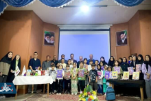 آیین پاسداشت ادبیات کودک افغانستان در آران‌وبیدگل برگزار شد؛ پیوند ادبیات با یاد کودکان شهید