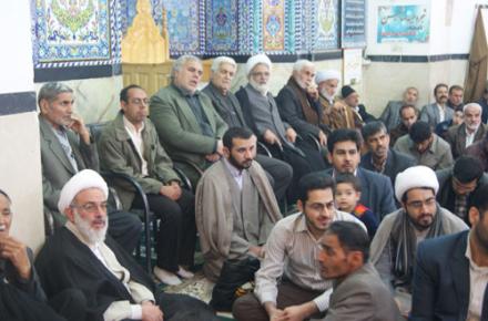 مراسم عمامه گذاری نخبه قرآنی شهرستان