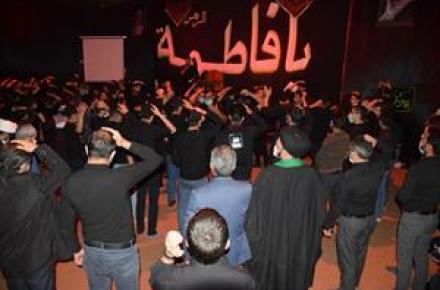 مراسم عزاداری شهادت حضرت فاطمه زهرا(س) در ابوزیدآباد+ تصویر