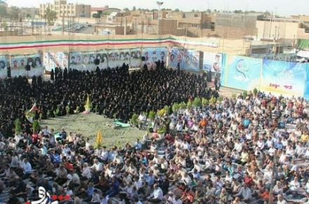حضور پرشور مردم در دعای ندبه هیئت رزمندگان اسلام+ گزارش تصویری