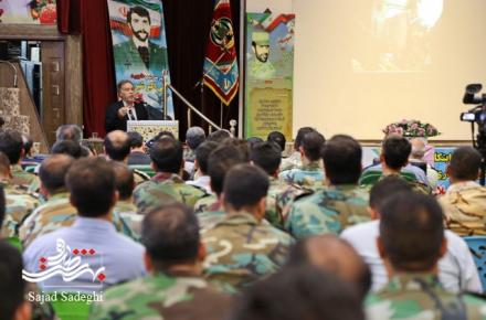 مراسم سالگرد عملیات مرصاد در گروه ۸۴۰ موشکی