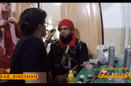 تایم لپس پشت صحنه نمایش بزرگ آیینی بانوی بی نشان