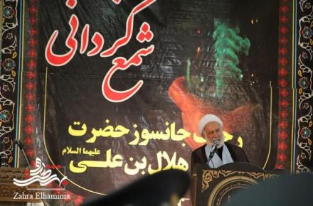 برگزاری آيين خطبه خوانی و شمع گردانی در حرم مطهر حضرت محمدهلال بن علی (ع)+ گزارش تصویری