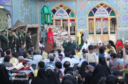 دهمین سال متوالی بازسازی واقعه غدیر+ گزارش تصویری