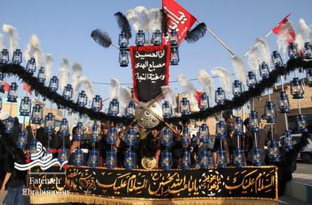 طنین چاووش محرم در شهرستان آران و بیدگل+گزارش تصویری