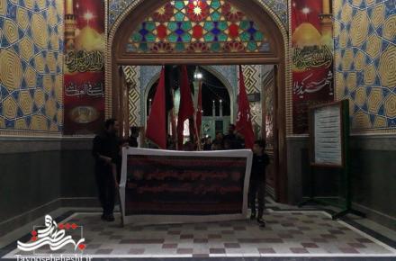 حرکت دسته عزاداری نوجوانان مکتب المهدی (عج)