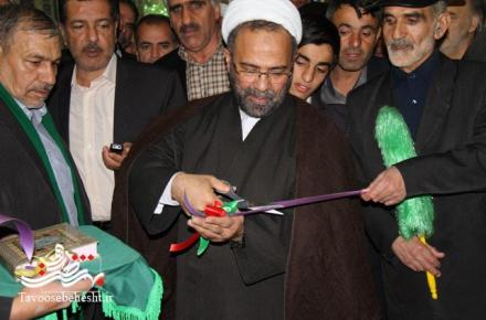 رونمايي از سه اثر هنري در حرم مطهر حضرت محمد هلال بن علي(ع)+گزارش تصویری