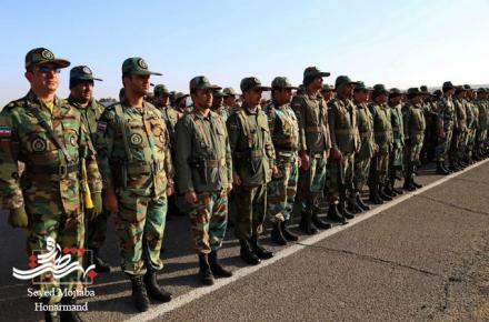 مراسم صبحگاه مشترک ارتش در روز 19 بهمن ماه