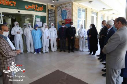 تقدیر از فرشتگان سپید پوش+گزارش تصویری