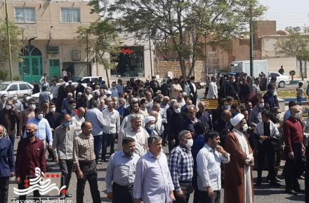 فریاد انزجار مردم آران و بیدگل بر سر هتاکان