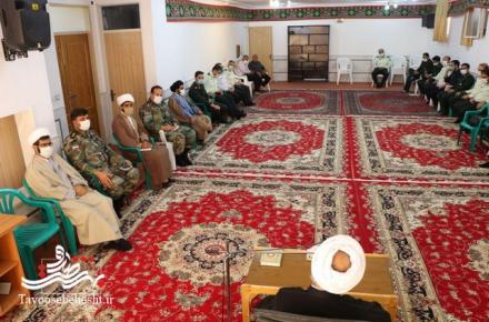 دیدار امام جمعه شهرستان آران و بیدگل با نیروهای مسلح+تصویر