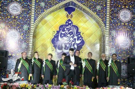 برگزاری جشن بزرگ میلاد امام رئوف حضرت علی بن موسی الرضا (ع) در حسینیه رضویه عباس آباد آران و بیدگل + گزارش تصویری