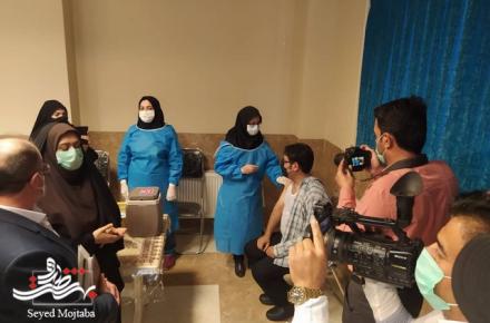همزمان با روز خبرنگار واکسیناسیون خبرنگاران در شهرستان آران و بیدگل انجام گرفت