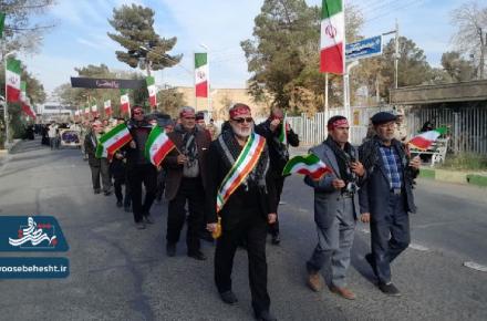 اقتدار بسیج با نمایش گردهمایی بزرگ بسیجیان شهرستان آران و بیدگل