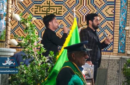  نیم نگاهی به مراسم تجلیل از مقام معلم در حرم مطهر هلال بن علی (ع) 