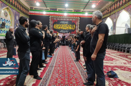نوجوانان مکتب المهدی(عج) در سوگ ۱۳ ساله دشت کربلا
