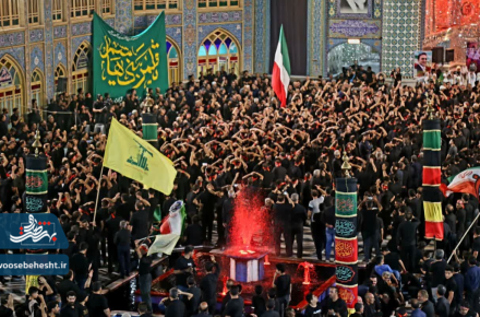 قاب هایی دیدنی از حضور عزاداران حسینی در روز تاسوعا