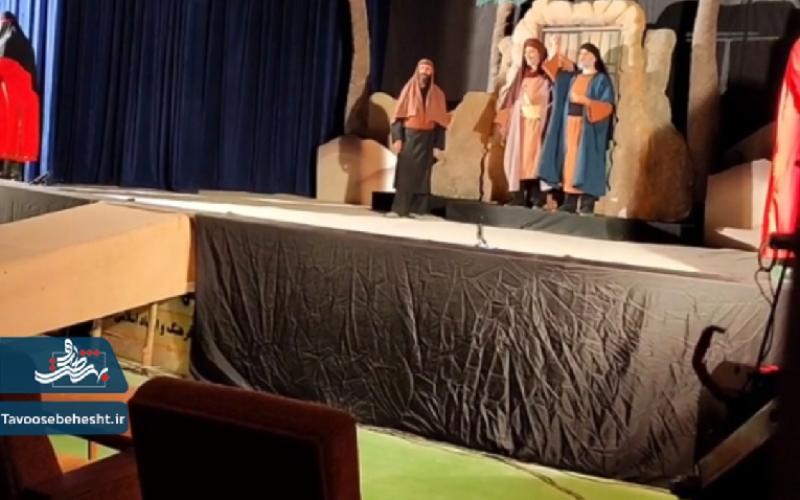 شب هفتم اجرای نمایش بانوی بی‌نشان