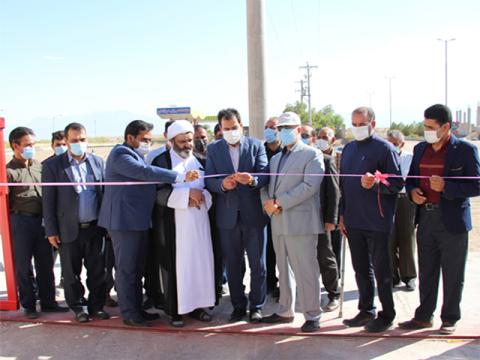 افتتاح یک پروژه عمرانی و خدماتی و بازدید از چند پروژه عمرانی در حال ساخت در شهرستان آران و بیدگل