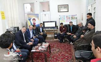دیدار جمعی از مسئولان شهرستان آران و بیدگل با عوامل تولید کننده پویانمایی «بنیامین»