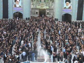 سوگواره سنتی كاشانی ها، در حرم حضرت هلال بن علی(ع)