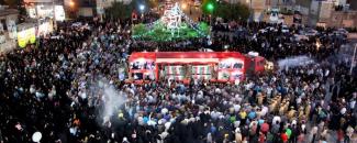 ملت ما در استقبال از شما سر می دهد