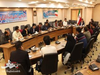 دیدار صمیمانه فرماندار آران و بیدگل با خبرنگاران