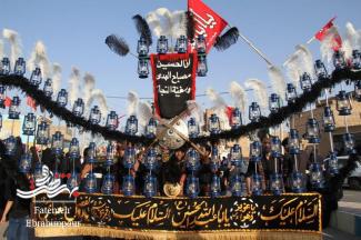 طنین چاووش محرم در شهرستان آران و بیدگل