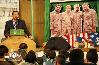 چهاردهمین یادواره شهدای گمنام و شهدای دهستان حسین آبادکویر شهرستان آران و بیدگل