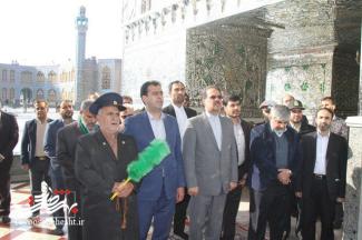 ادای احترام معاون قوه قضائیه به حضرت محمد هلال (ع) و شهدای آران و بیدگل