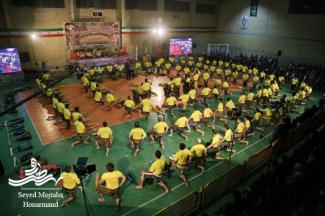 همایش باشکوه ورزش پهلوانی و زورخانه ای شمال استان اصفهان