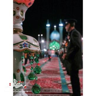 آیین خطبه خوانی و شمع گردانی خدام افتخاری حرم هلال بن علی (ع)