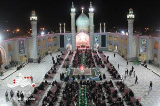 برپایی بزرگترین سفره حضرت رقیه(س) در آران و بیدگل