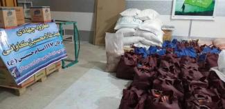 ادامه کمک های مومنانه توسط گردان 117 امام حسین(ع) آران و بیدگل در منطقه یحیی آباد