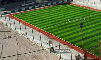 افتتاح زمین چمن مصنوعی در آران و بیدگل