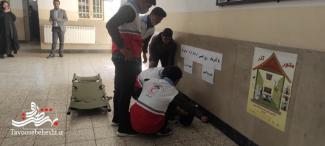 بیست و چهارمین مانور سراسری زلزله و ایمنی در آران و بیدگل برگزار شد