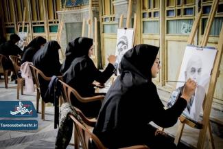 خلق تصاویر شهدای مقاومت در نجف ایران 