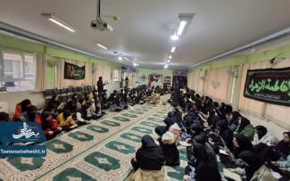 صبحی معنوی در مکتب علم و ادب به نیت سوگ نشین نهر علقمه