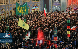 قاب هایی دیدنی از حضور عزاداران حسینی در روز تاسوعا